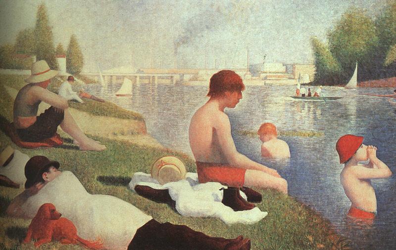 Georges Seurat Bathing at Asniers china oil painting image